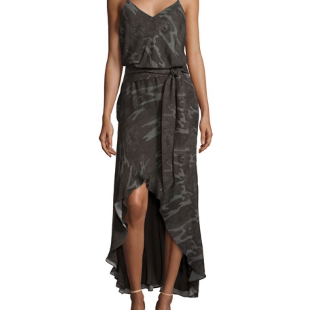 Haute Hippie Silk Camo Dress sz Medium